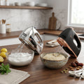 7-Speed Electric Hand Mixer with Stainless Steel Beaters & Dough Hooks (150W–200W)